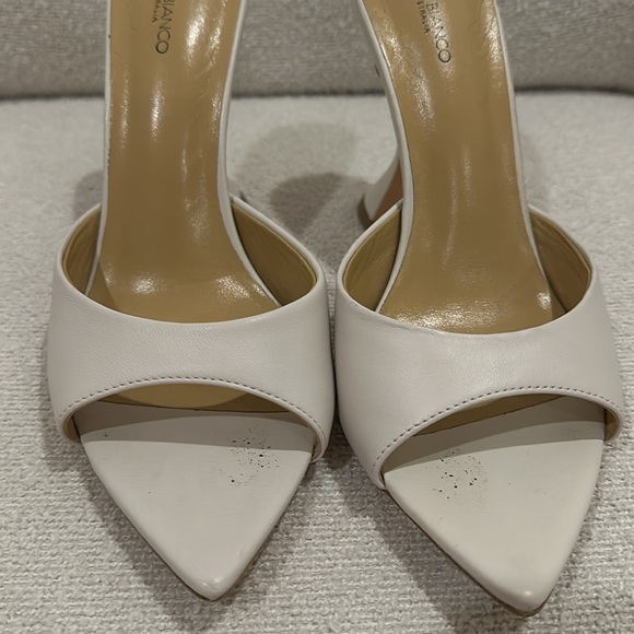 Tony Bianco Pointed Peep Toe Heels - Picture 4 of 6